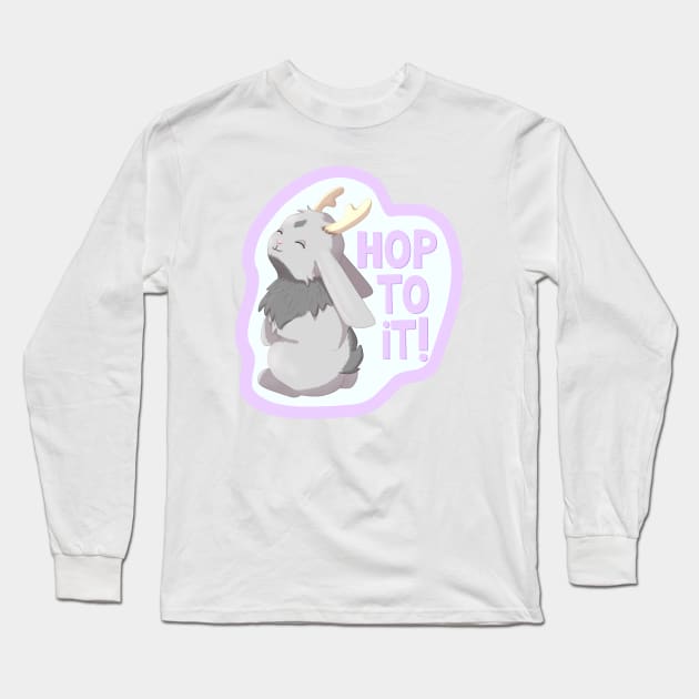Hop to It! Long Sleeve T-Shirt by Anathar